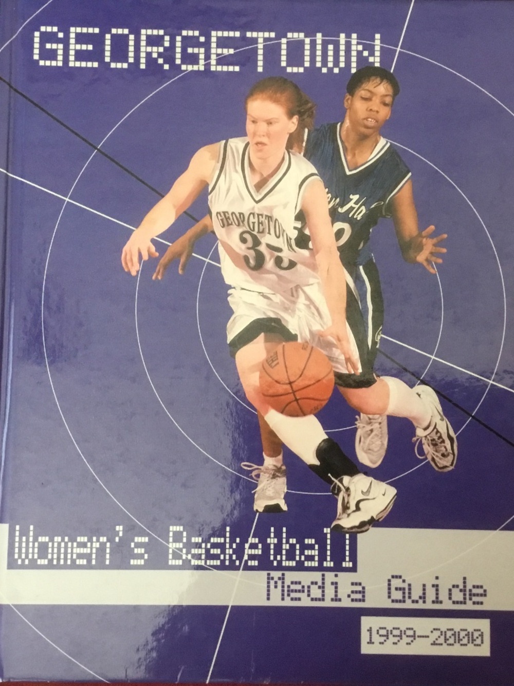 Azzi Fudd - WNBA- Mother’s Katie Duffy Georgetown Media Guide (Cover) Hardcover